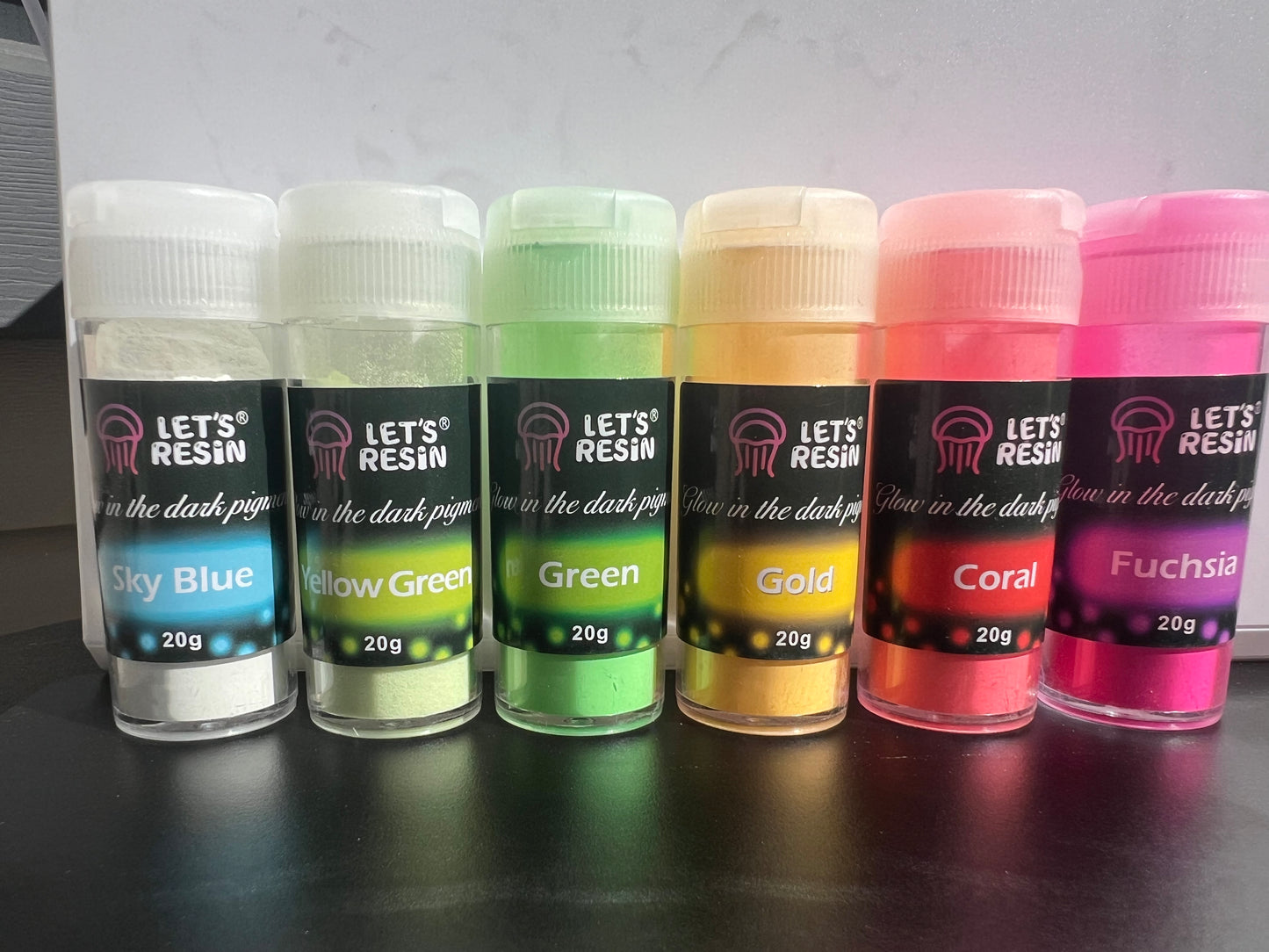 Glow in the Dark Pigment Sampler