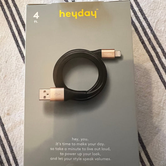 Heyday 4ft Lightening to USB-A Charging Cable